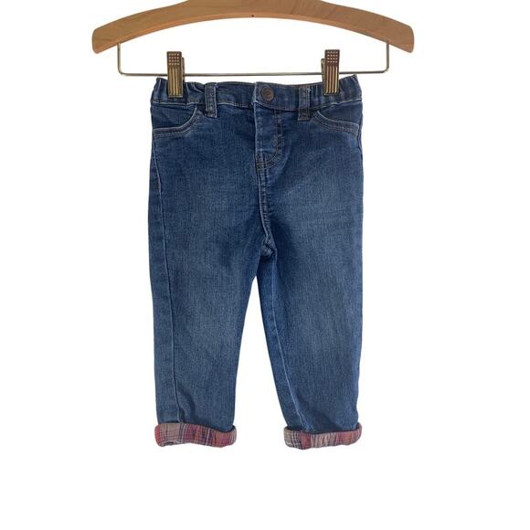 OSHKOSH B’GOSH Boy’s 2 Piece Long Sleeve Onesie and Jean Set / Size: 12 Months - Picture 2 of 14
